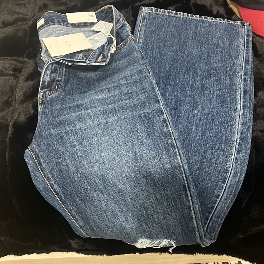 Kan can jeans straight leg high rise size5/26